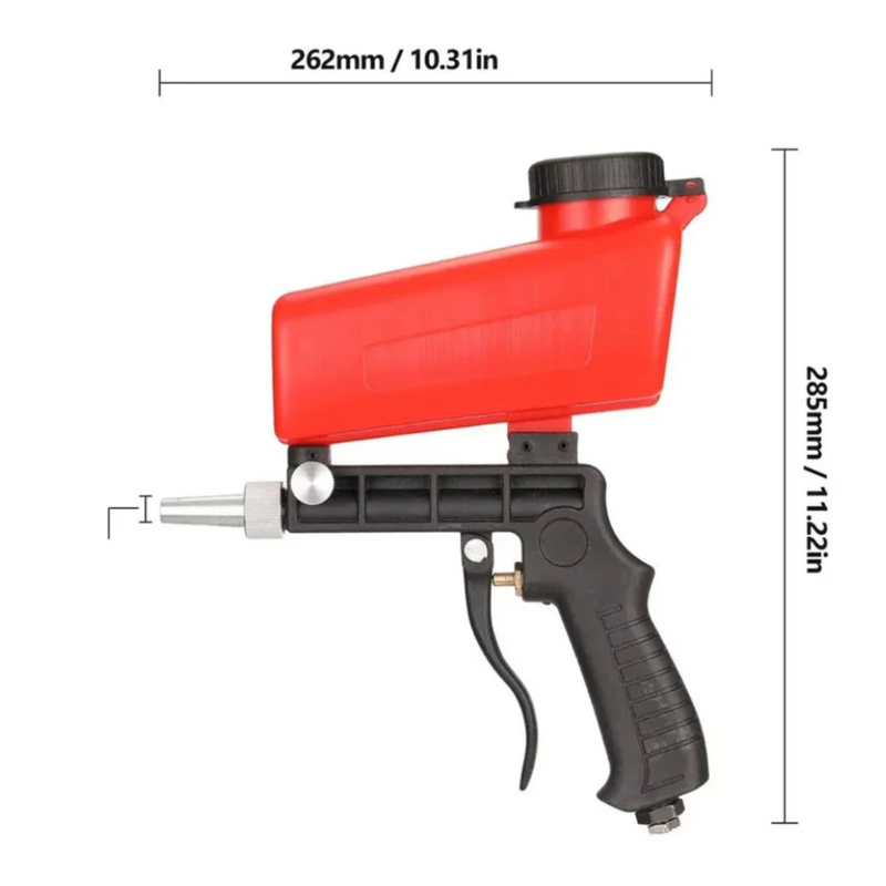 Pistola de Chorro de Arena Neumática Portátil