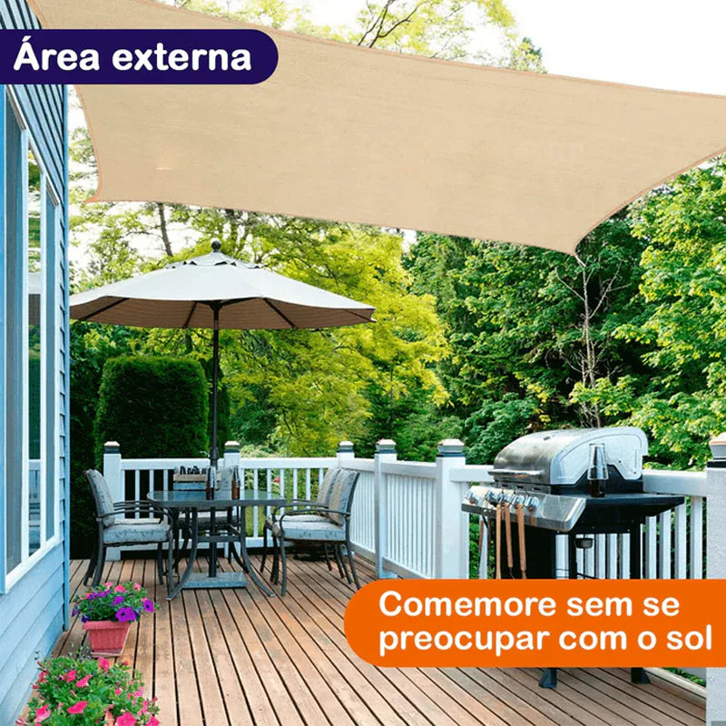 Toldo Portátil para Área Externa com Proteção UV | Lazer ao Ar Livre