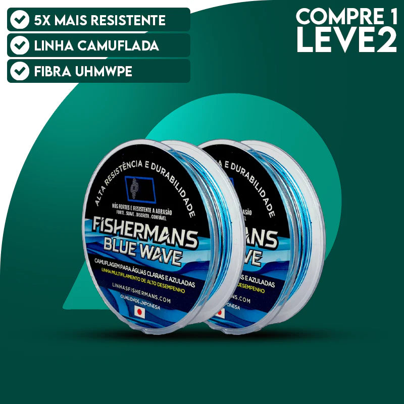 [COMPRE 1 LEVE 2] Linha de Pesca Profissional  ComRevestimento de Fluorpolímero | Mais Resitente do Mundo