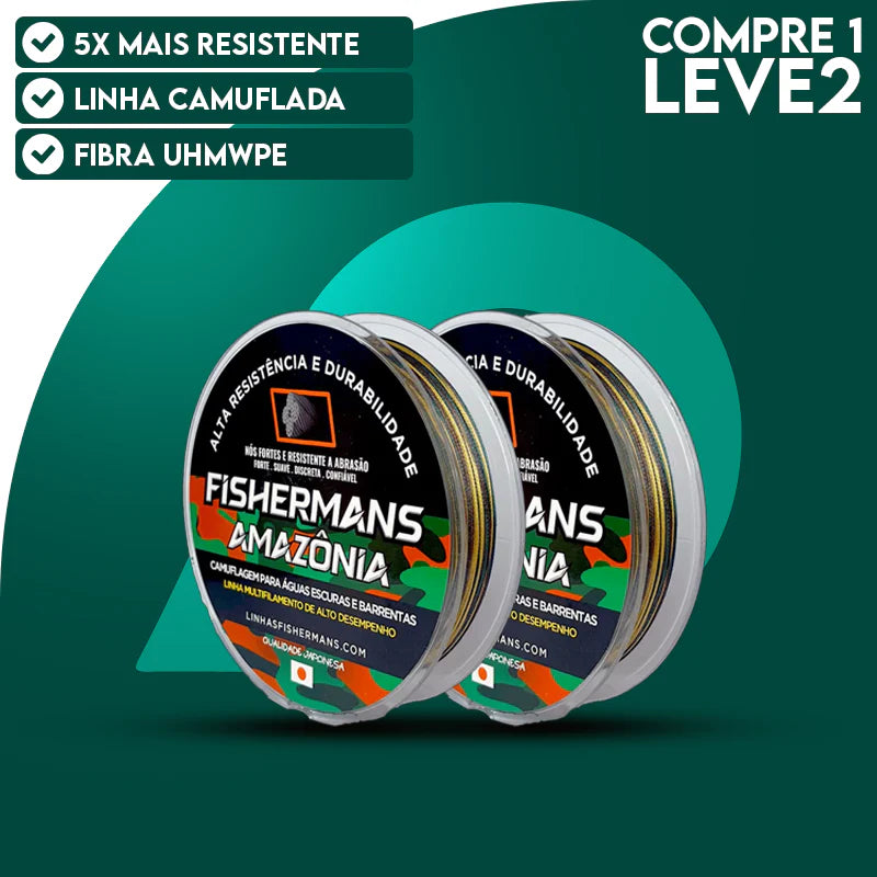 [COMPRE 1 LEVE 2] Linha de Pesca Profissional  ComRevestimento de Fluorpolímero | Mais Resitente do Mundo